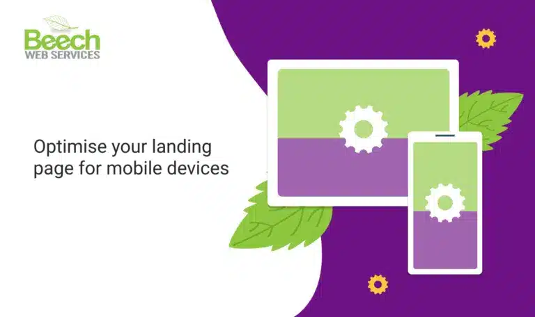 Optimise your page for mobile devices
